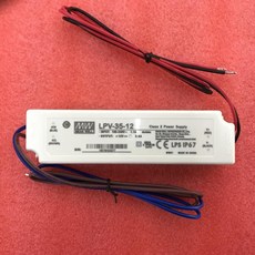 Mean Well LPV-35 완전 방수 LED 전원 공급 장치 512152436V의 일정 전압 제공, 01 LPV-35-24