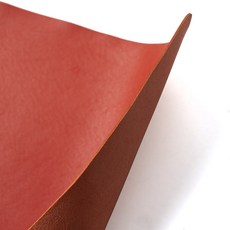 BLANC FLEUR 素色皮革材料, 紅色的