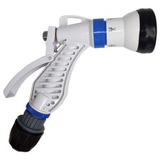 베란다 수도 호스 물 분사기 분사건 호수 청소 호스건 스프레이건 세차 정원 국산 다기능, 1개, 하얀색