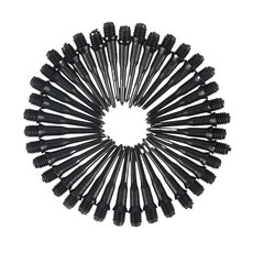 100Pcs 소프트 다트 팁 교체 세트 다트 팁 다트 액세서리 세트 100팩 플라스틱 팁 스레드 플라스틱 팁 다트 포인트, 검은색, 1개