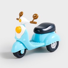 Be Woman 現貨 韓國 大創 Daiso 模型 迷你 摩托車 裝飾 玩具, 藍色, 1個