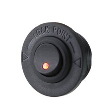 차량용 12v 24v 매립형 LED 스위치 시거 잭 소켓 DIY, 1개