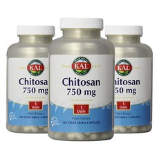 KAL 殼聚醣膠囊 750mg, 120粒, 3個
