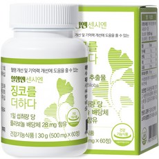 혈행엔 센시엔 징코를더하다, 60정, 1박스