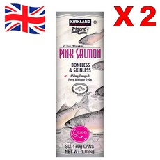 [영국발송] 2세트 170g 6캔 커클랜드 시그니처 핑크 연어 캔 Kirkland Signature Pink Salmon, 1.02kg, 2개