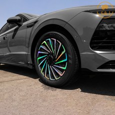 위드미카 쏘나타 DN8 하이브리드 호환 휠튜닝 17인치 휠 포인트 휠마스크, 포지드카본블랙