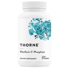 THORNE RESEARCH 核黃素膳食補充膠囊, 1個, 60粒
