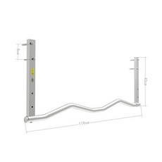 벽부착 턱걸이 벽걸이, K130B-22 곡 스테인리스, 1개