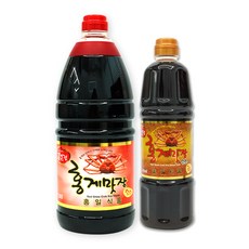 홍게맛장 소스 레드 1.8L + 홍일식품 홍게맛장 골드 900ml, 1세트