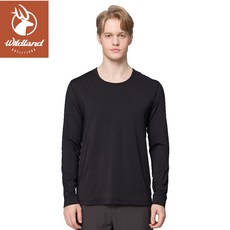 Wildland 荒野 男 Super hot石墨烯圓領保暖衣 W2686