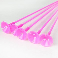 풍선 컵스틱 세트 100개, 1세트, 핑크