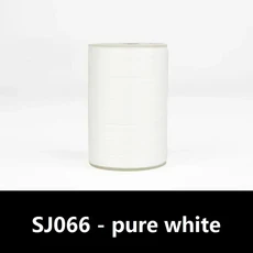 팔찌 목걸이 구슬 코드 제작 폴리에스터 가죽 m DIY 공예 스레드 바느질 40 0.65mm 예술 왁스 라운드 주얼리, 0.65 mm Diameter, SJ066 - pure white, 1개