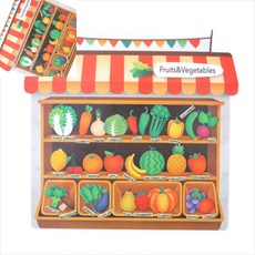 육땨 펀유니테크 과일앤야채 자석놀이 유치원교구 야채영어
