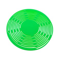 단일 병의 쉬운 운반을 위한 파우치를 운반하는 플라스틱 접이식 와인 선물 가방, 1개, Green