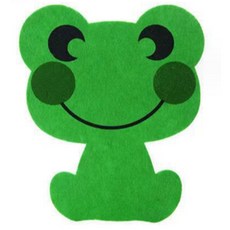 台灣尚勇 馬桶貼 浴室芳香 廁所除臭消臭 馬桶除臭 廚房浴室除臭 加厚毛氈 黏貼墊, 1個, 青蛙