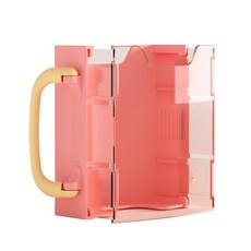 貝貝妮 防擠壓杯架 飲料杯架 牛奶杯架 輔助杯架 果汁杯托 鋁箔包杯架 水杯架 兒童杯托 鋁箔包飲料盒 杯架 飲料架, 1個, 紅色, N00294紅色