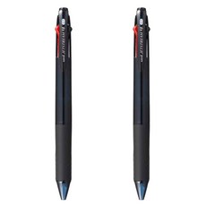 제트스트림 4색 볼펜 0.7mm SXE4-500-07, 검정, 2개