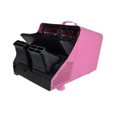 대용량 비눗방울 거품기 결혼식 공연 핑크 축제 무대, A. 핑크-케이스앵글불가(리모컨포함+버젤2병)