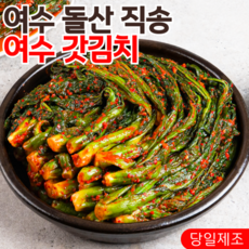 [국산] 여수산지직송 당일제조 전라도 여수 돌산 갓김치, 1개, 2kg