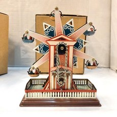 發條鐵皮玩具 遊樂園設施 摩天輪 旋轉木馬 豪華摩天輪 美國遊樂園 贈禮 收藏 交換禮物 聖誕禮物 生日禮物, 1個