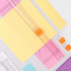 다꾸용품 문서재단기 커팅기 종이 A4 SG-3DP12-13261, 핑크, 핑크