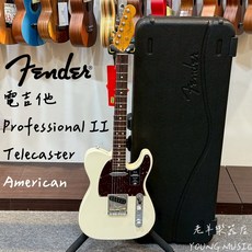 Fender Professional II Telecaster 玫瑰木電吉他, 1個, 米白