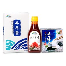 밀양한천 회처럼먹는 곤약 만들기 세트(곤약분말+초고추장+우무틀) 다이어트 식품 식이섬유 간편식 비건 샐러드, 1개