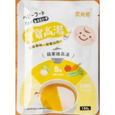 農純鄉寶寶粥, 150g, 1個, 高湯｜單包｜蘋果雞高湯