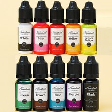 나나힐 레진용 에폭시 uv 레진아트 조색제 레진공예 물감, 10 블랙 조색제, 1개