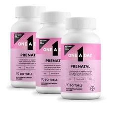 원어데이 여성 프레나탈 컴플리트 멀티비타민 소프트젤 ONE A DAY Women's Prenatal Multivitamin, 90정, 3개