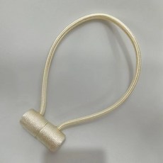 커튼 스트랩 한 쌍 자석 걸이 커튼 버클 끈 북유럽 심플 모던 크리에이티브 큐티 스트랩, 베이지유광택, 4대 8조 세트, 1개