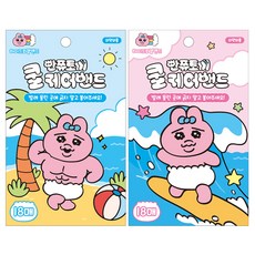 서머쿨케어 패치 밴드 피부 쿨링 세트, 블루
