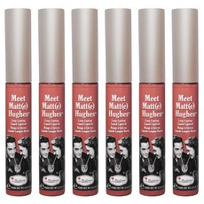 더밤 밋 매트 휴즈 롱 래스팅 리퀴드 립스틱 7.4ml, Doting, 6개