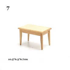 1:12 스케일 소파 침대 옷장 TV 캐비닛 마이크로 장면 모델 인형 집 미니어처 가구 놀이 풍경 액세서리, style7