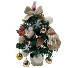 萱寶媽咪baby童裝館 現貨聖誕節裝飾小物迷你聖誕樹 發光小樹 桌面擺件 聖誕節交換禮物 聖誕禮物 桌上型聖誕樹 裝飾聖誕樹節慶擺飾, 0138金色雪人30公分聖誕樹*, 詳見包裝