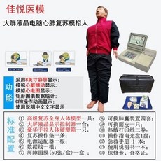 심폐소생술애니 인형 마네킹 CPR 처치 상반신 반신, K. 대형 LCD 디스플레이