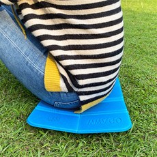 ITEM LUCKY 휴대용 돗자리 파우치포함 좌식방석, 퍼플