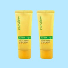 이지듀 멜라 비 토닝 유브이 선세럼 SPF50+ PA++++, 40ml, 2개
