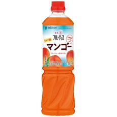 미쓰칸 업소용 프루티스 사과식초 망고 (6배 농축 타입) 마시는 식초 사과식초 1000ml, 1g, 1개
