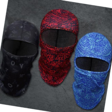 바라클라바 자외선차단 냉감원단 원아더 7830YS mar*484tf, 알파벳블랙, 1개