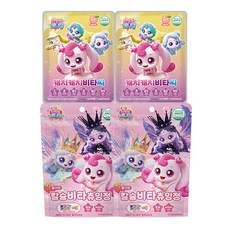 캐치티니핑 캐치캐치비타씨 40정 2개 + 칼슘비타 츄잉정 52.5g 2개 세트, 2세트