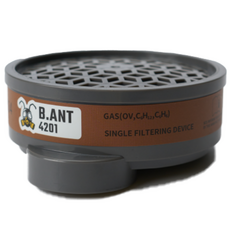 黑蟻工業 BANT 防毒面具濾毒罐 4201 4203 4206，工業防護，呼吸過濾，安全可靠, 4201濾毒罐【1個一包】, 1個