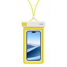 倍思 潛航系列 夾扣式氣囊防水袋 ipx8防水 7.2吋以下手機適用, 1個, 皓月白, 皓月白