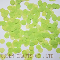 1500 원형 수제 티슈 페이퍼 색종이 로맨틱 웨딩 화이트, NO13 Lime Green