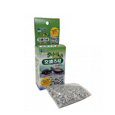 日本Suisaku 水作 替換濾材 原裝除氯沸石 適用於烏龜過濾器 F-0049 有效除氯 維持水質, 1個