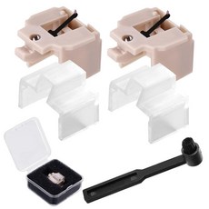 오디오 테크니카용 레코드 플레이어 니들 교체품 테크니카 AT-LP60X AT-LP60XBT AT3600L AT-LP2D-USB AT-PL300 등과 호환되는 브러시가 있는 다, 오디오 테크니카용 레코드 플레이어 니들 교체품, 테크니