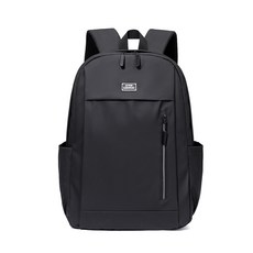 XITOU LUOTUO 極簡雙肩背包 適合15.6吋電腦 輕巧耐磨, 黑色, 1個