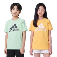 아디다스 주니어 반팔티 키즈 로고 반팔 면티 아동 초등학생 운동복 학생 스포츠 티셔츠
