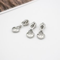 국산 3호 통통하트 코일지퍼슬라이더 지퍼손잡이, 1개