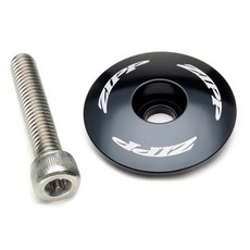 ZIPP 짚 스템 알루미늄 탑 & 캡 볼트 / 탑 캡 세트, 1개, 블랙